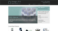 Desktop Screenshot of omegaled.co.uk